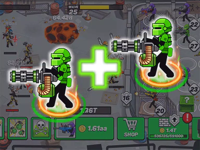 Stickman Defenders: Stick War应用截图第3张