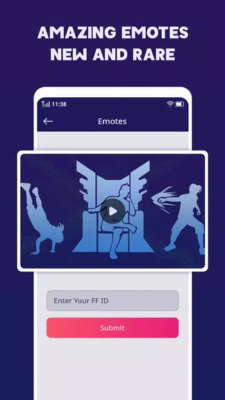 Emotes Happymod - iMotes Captura de tela 3