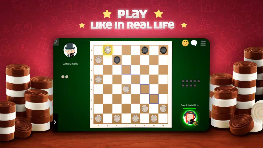 Checkers Online: board game Schermafbeelding 2