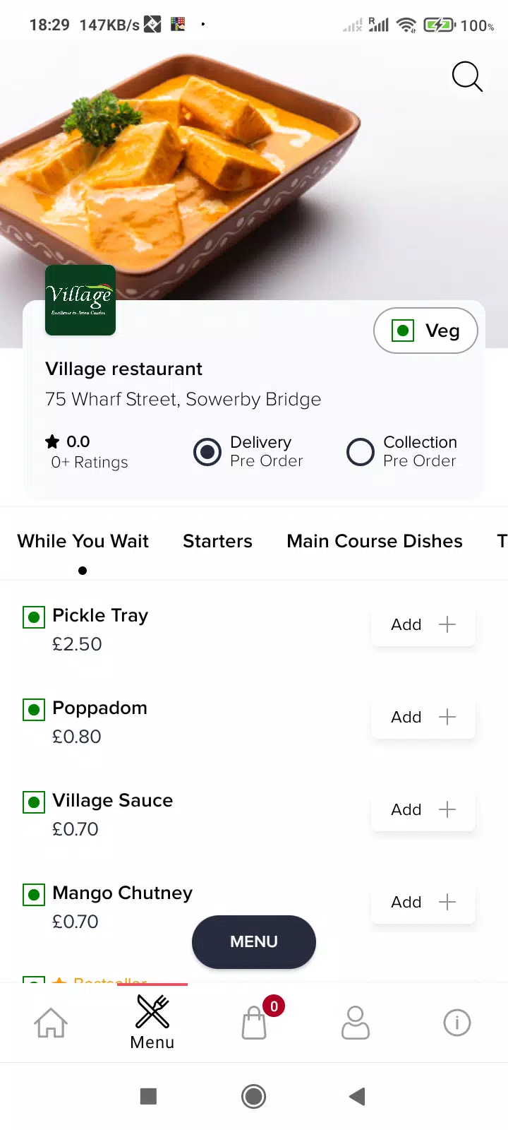 Village Restaurant স্ক্রিনশট 2