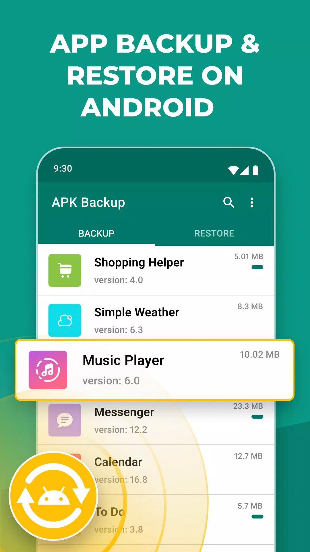 APK Backup スクリーンショット 4