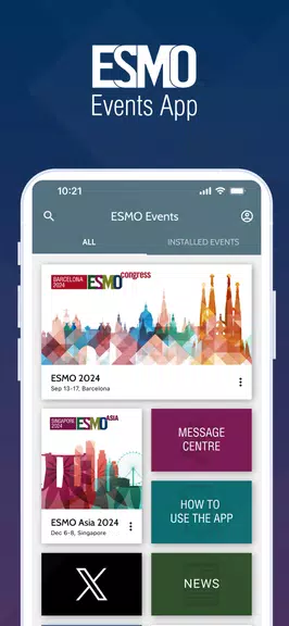 ESMO Events Capture d’écran 1