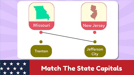 USA Map Kids Geography Games Capture d’écran 4