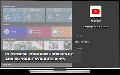 Super Smart TV Launcher Captura de pantalla 4