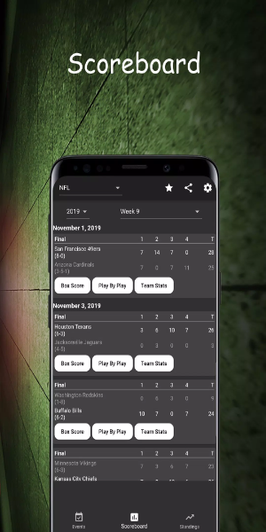 Dofu Live NFL NBA NHL Baseball Capture d’écran 3