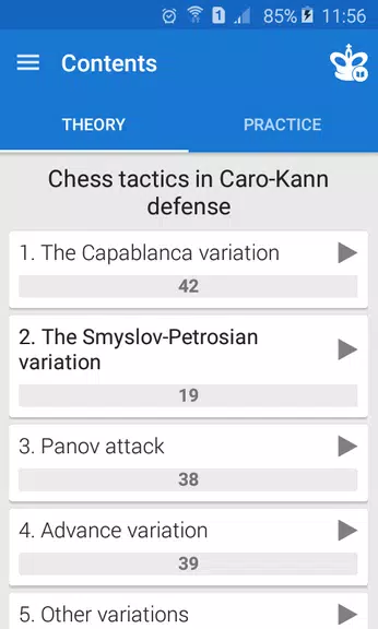 Chess Tactics in Caro-Kann Скриншот 2