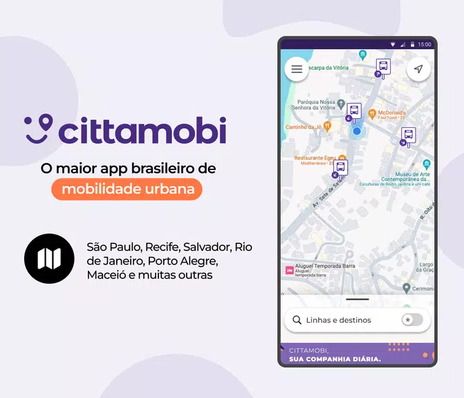 Cittamobi: Horários de Ônibus Captura de tela 1