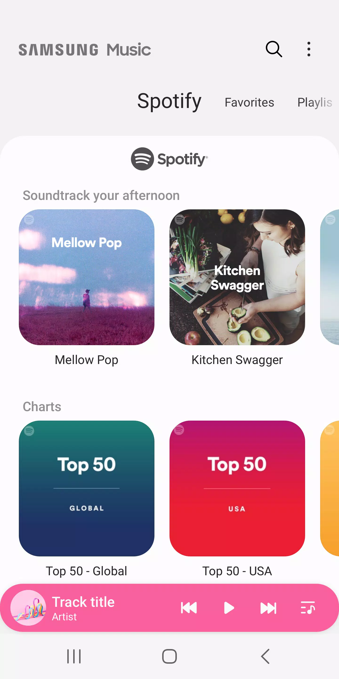 Samsung Music স্ক্রিনশট 2