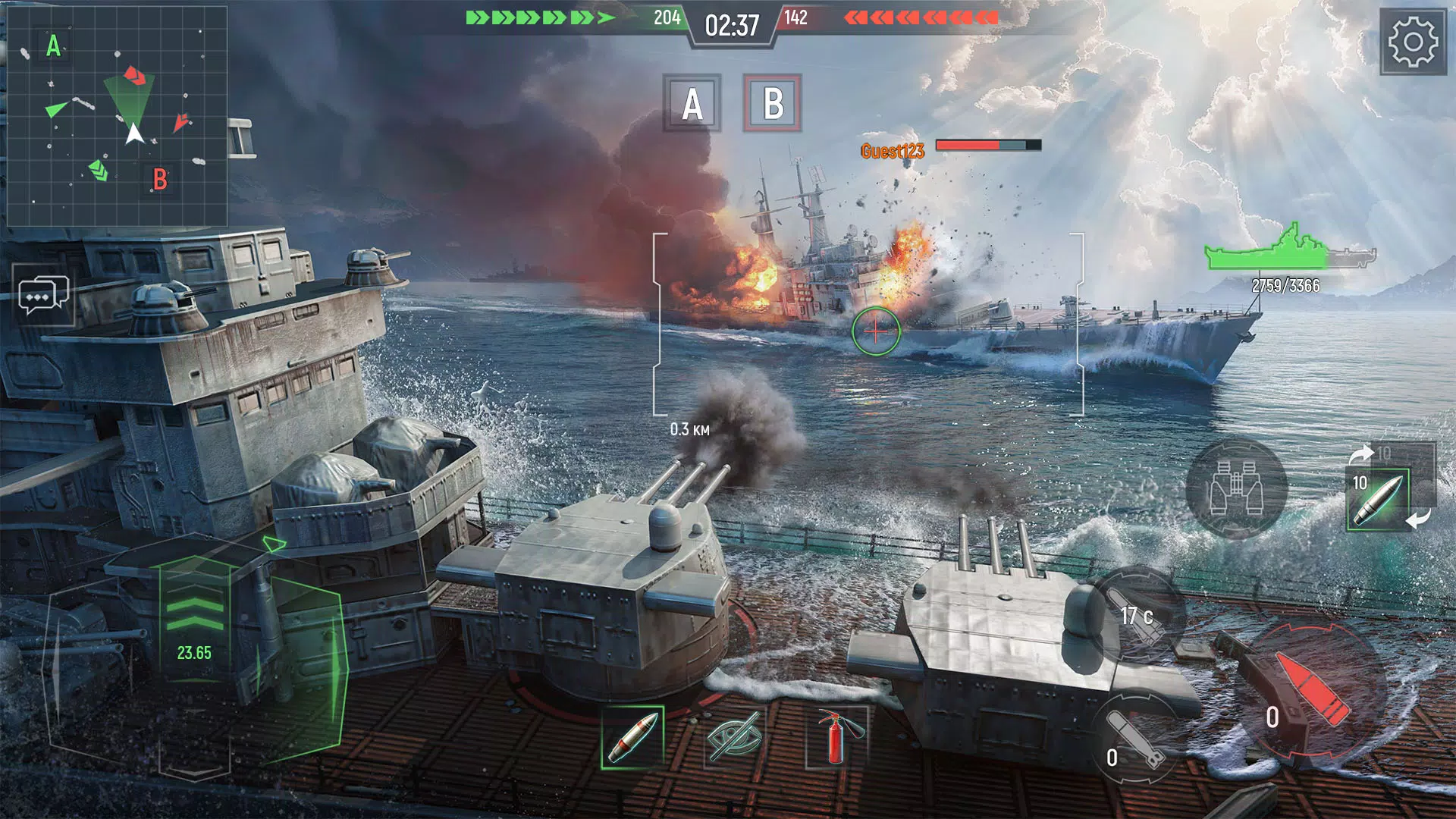 Force of Warships 스크린샷 1