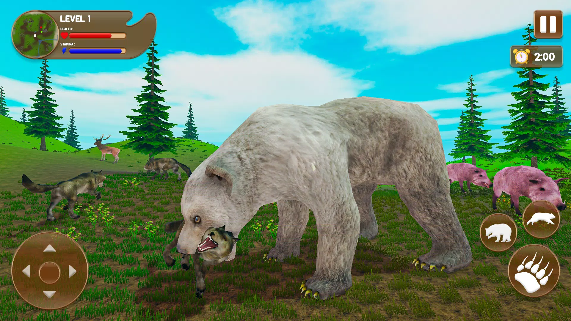 Bear Games: Bear Simulator 3D應用截圖第3張