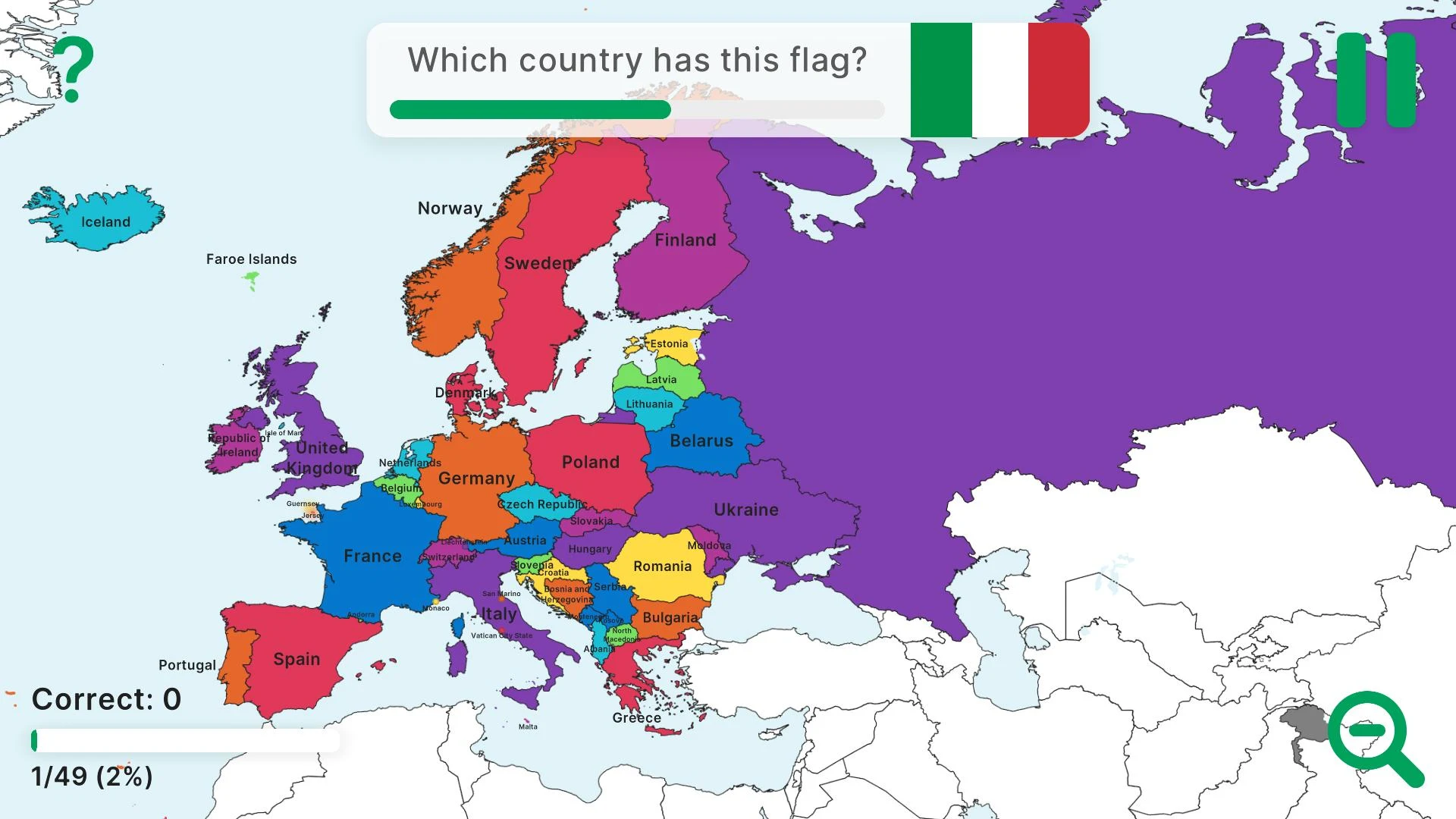 StudyGe Geography capitals flags countries ဖန်သားပြင်ဓာတ်ပုံ 1