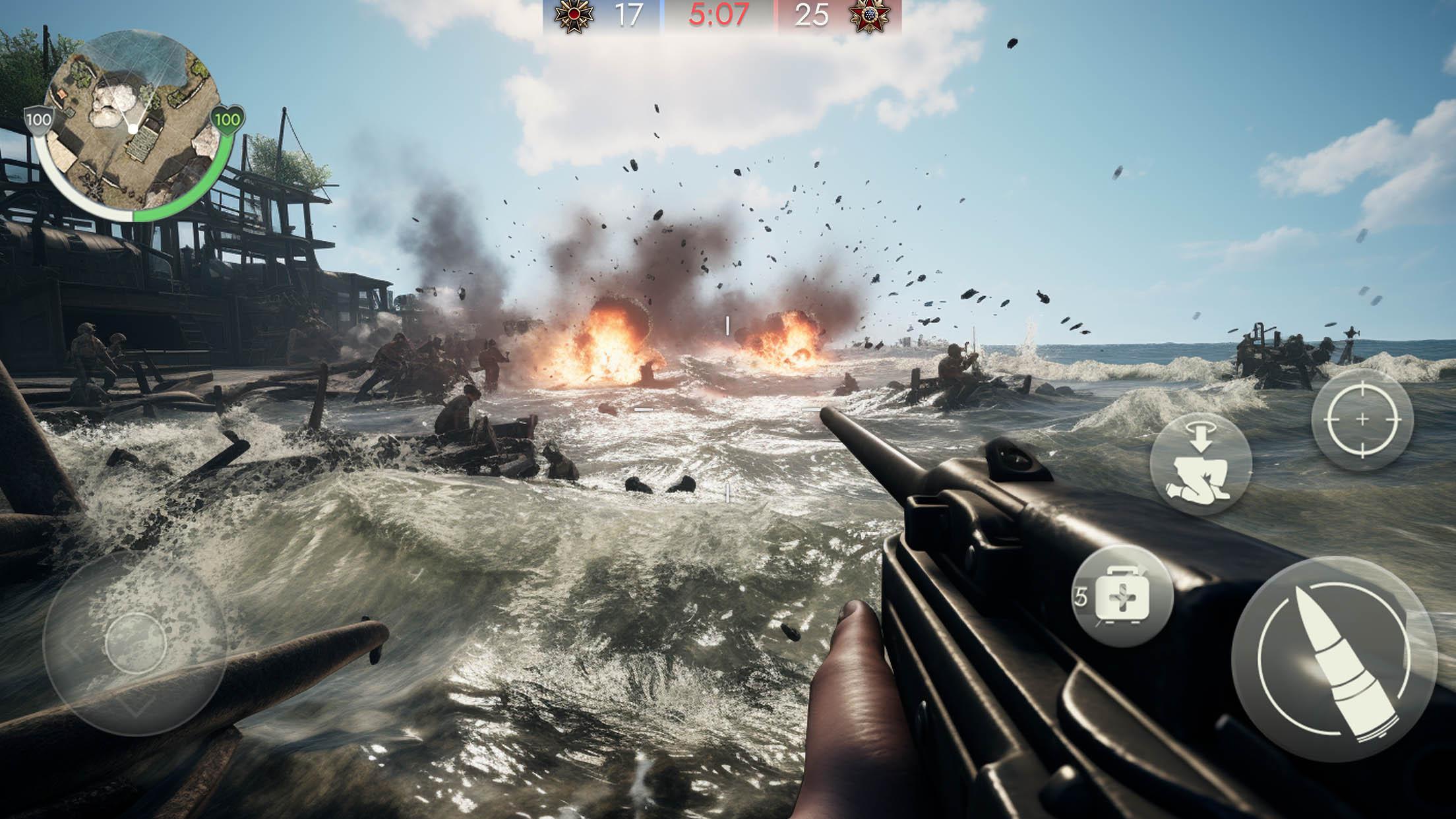 Schermata WW2 Frontline 1942: War Game 3
