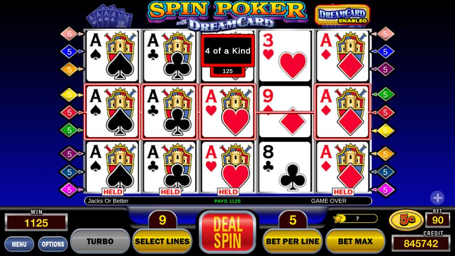 Spin Poker™ Casino Video Slots स्क्रीनशॉट 3