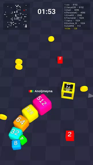 Cube Arena 2048: Merge Numbers Screenshot 3