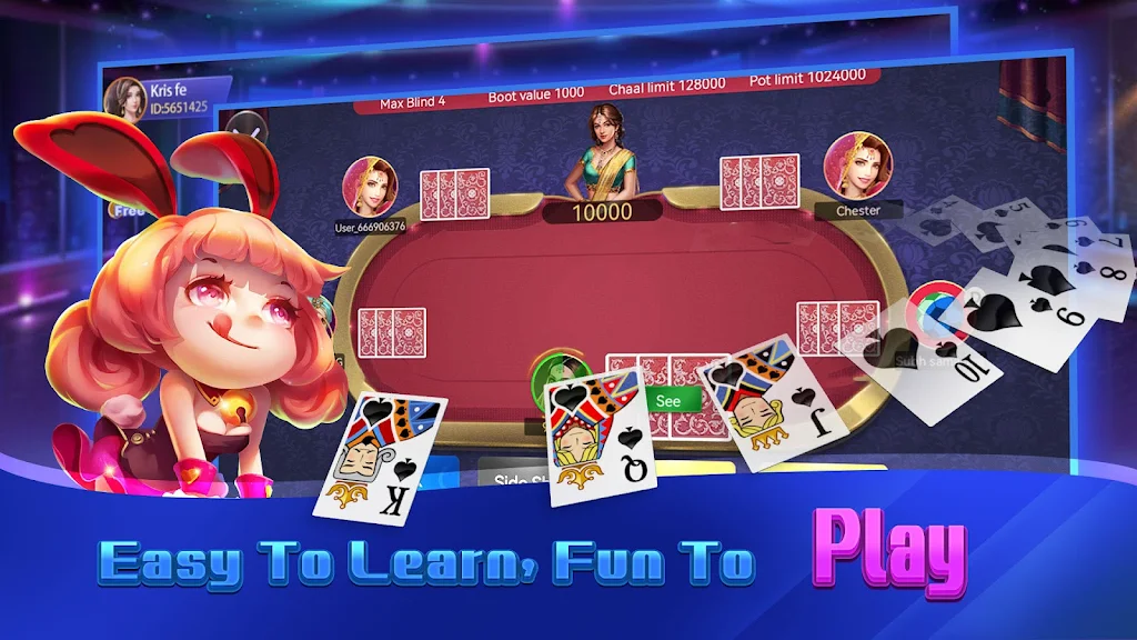 Teen Patti Glory - Online Game Captura de pantalla 3