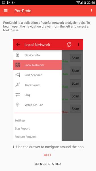 PortDroid Network Analysis Ekran Görüntüsü 1