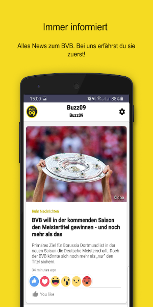 Buzz09–die schwarz-gelben News Screenshot 1