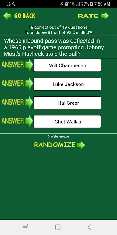 Trivia & Schedule Celtics fans Capture d’écran 4