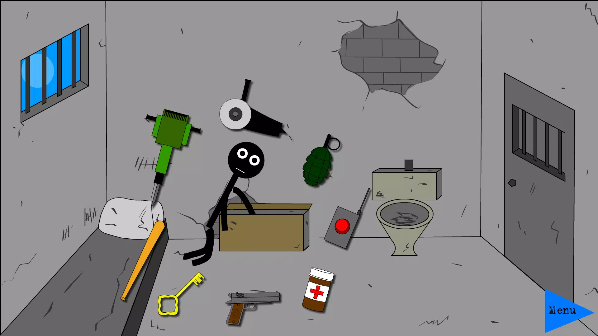 Stickman Jailbreak 2，Dumb ways Tangkapan skrin 1