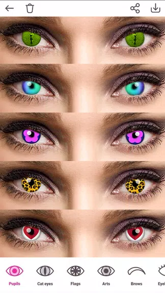 Eye Color Changer Captura de pantalla 1