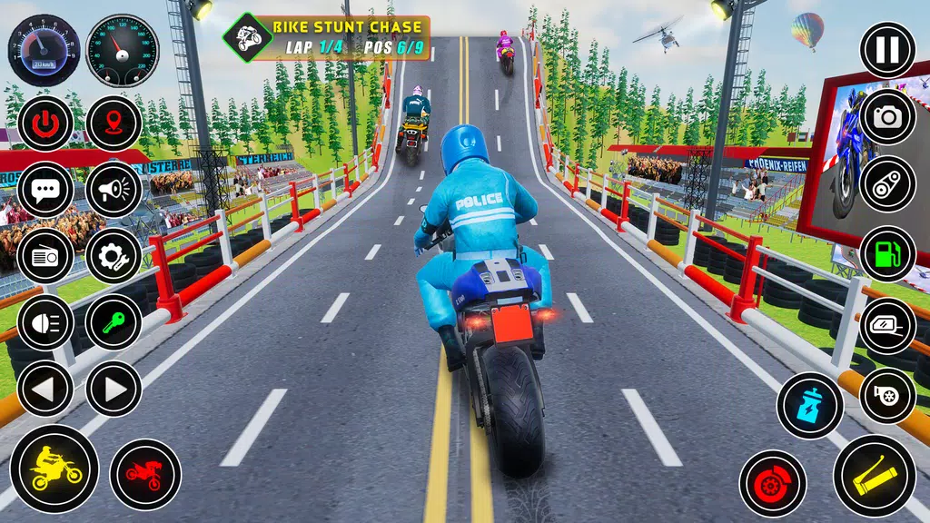 Police bike Stunt Bike Racing ภาพหน้าจอ 1