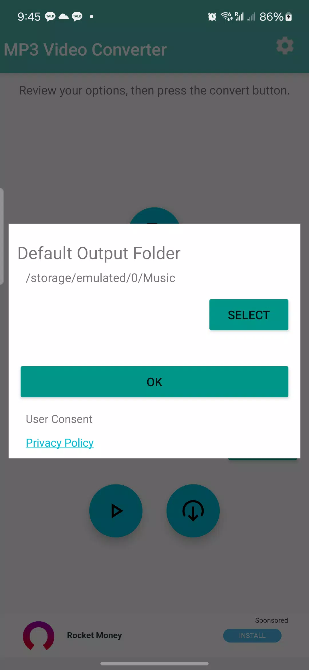 Schermata MP3 Video Converter 4