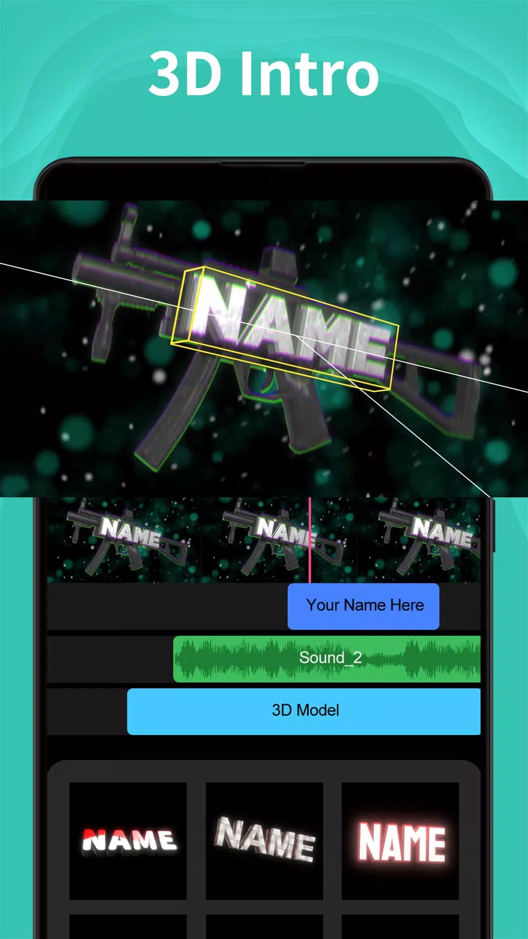 Intro Maker Tangkapan skrin 3
