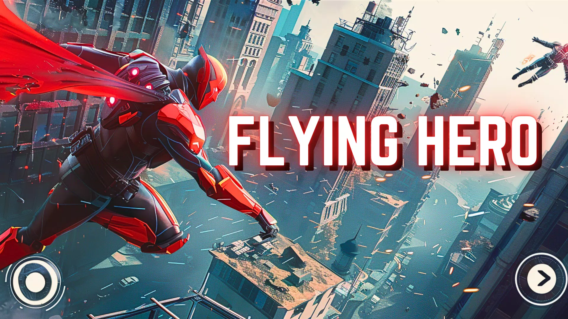 Flying hero man iron hero suit应用截图第1张