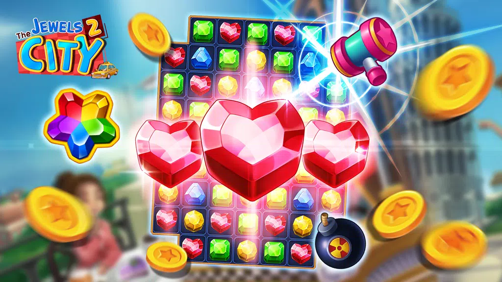 The Jewels City 2: Match 3 스크린샷 1