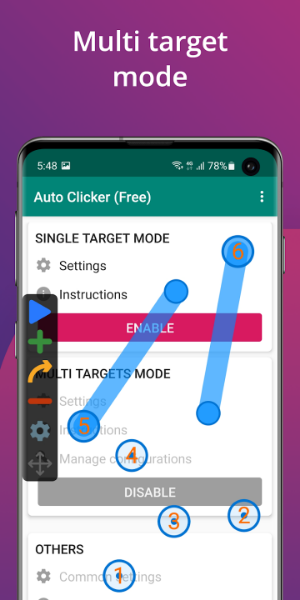 Auto Clicker - Automatic tap Captura de tela 3