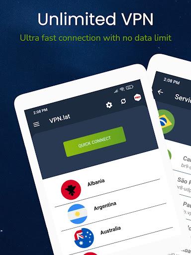 VPN.lat: Fast and secure proxy Captura de pantalla 1