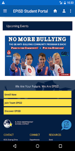 Episd Student portal スクリーンショット 3