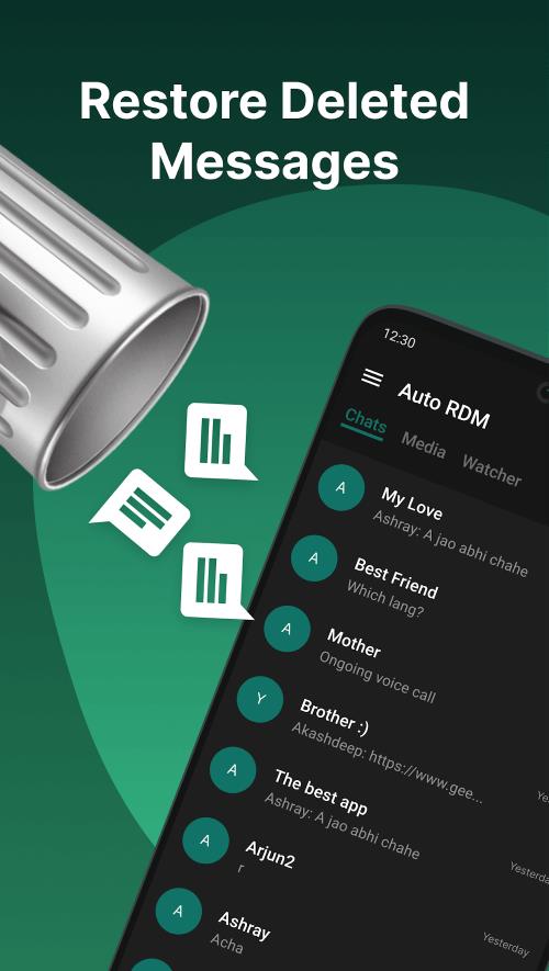 AUTO: Récupérez les messages Capture d’écran 3