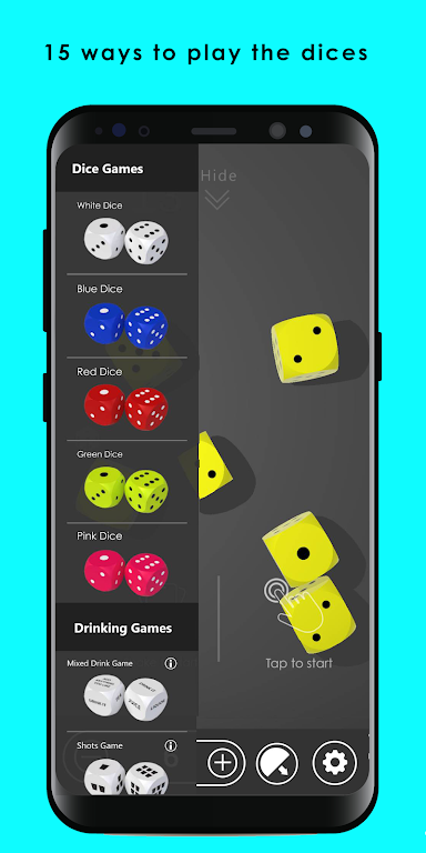 Dices: Bluffing game, Party dice games Capture d’écran 2