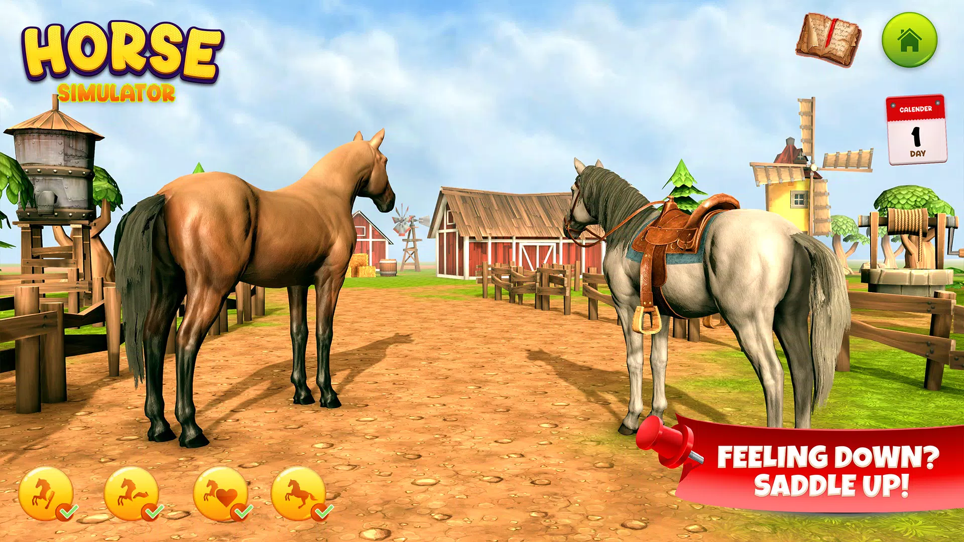 Horse Simulator Family Game 3D應用截圖第1張