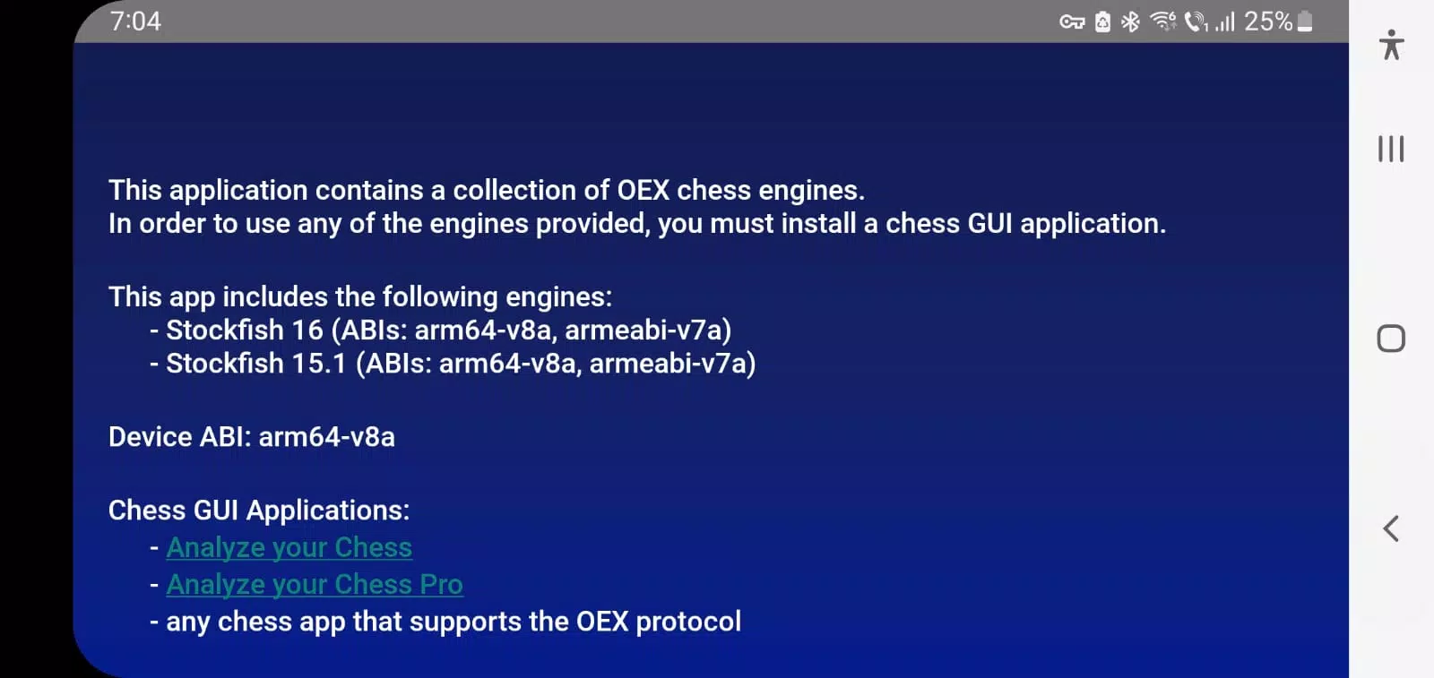 Chess Engines ภาพหน้าจอ 1