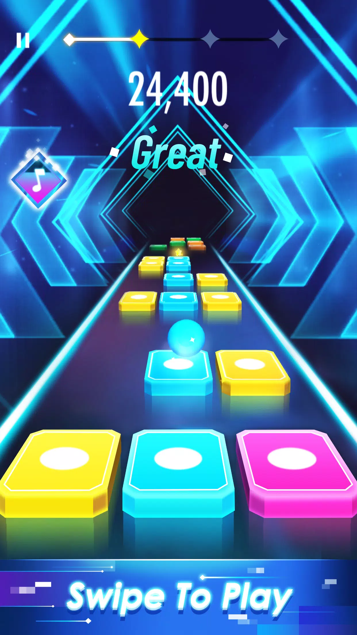 Magic Tiles Hop: EDM Rush Ball Screenshot 2