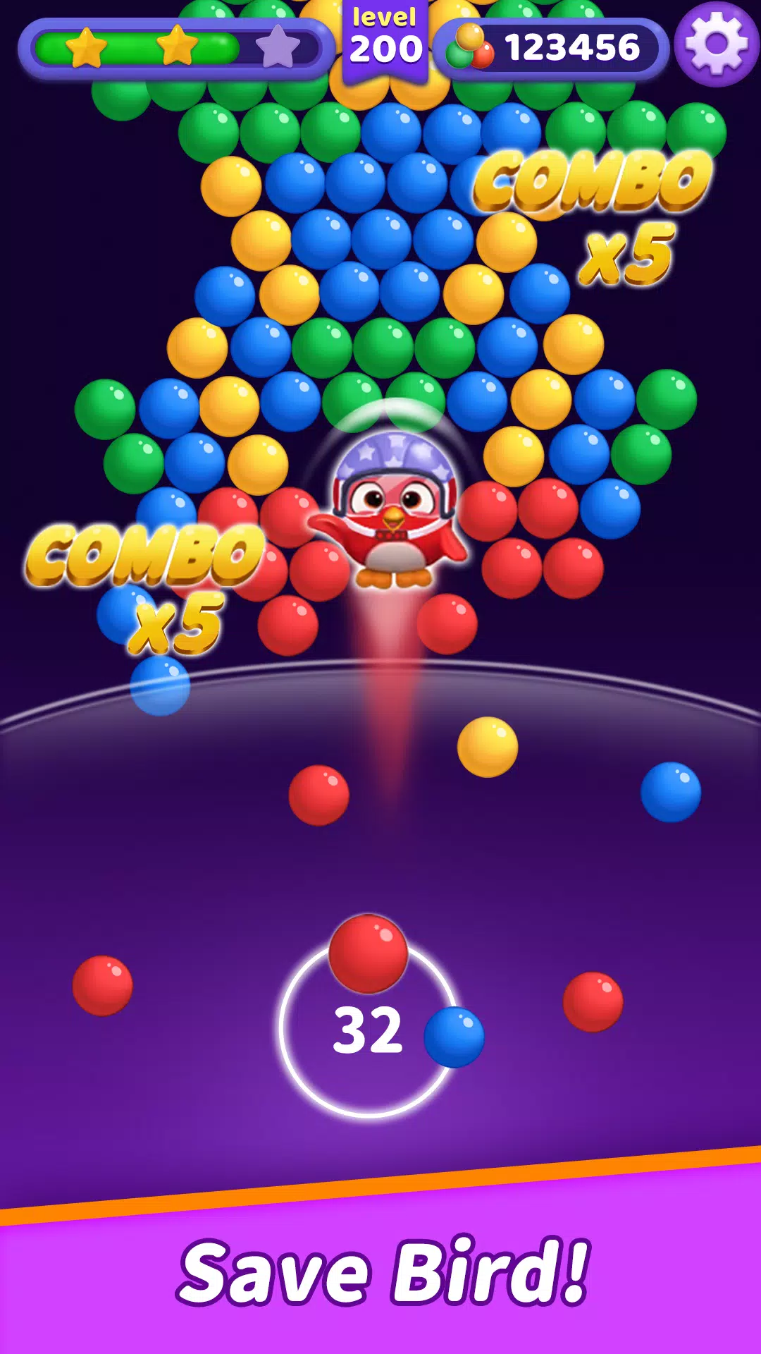 BubbleShooter Pop & Puzzle Captura de tela 4