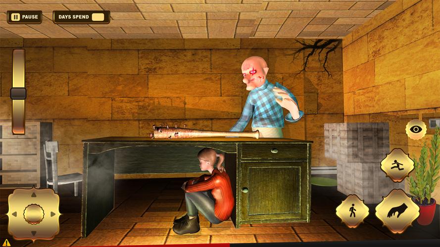 Scary Grandma Grandpa House 3D应用截图第2张