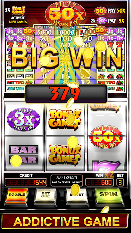 Triple Fifty Times Pay - Free Vegas Style Slots ภาพหน้าจอ 4