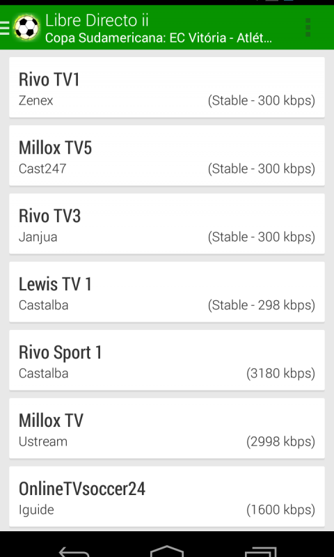Libre Directo ii (RojaDirecta) Screenshot 3