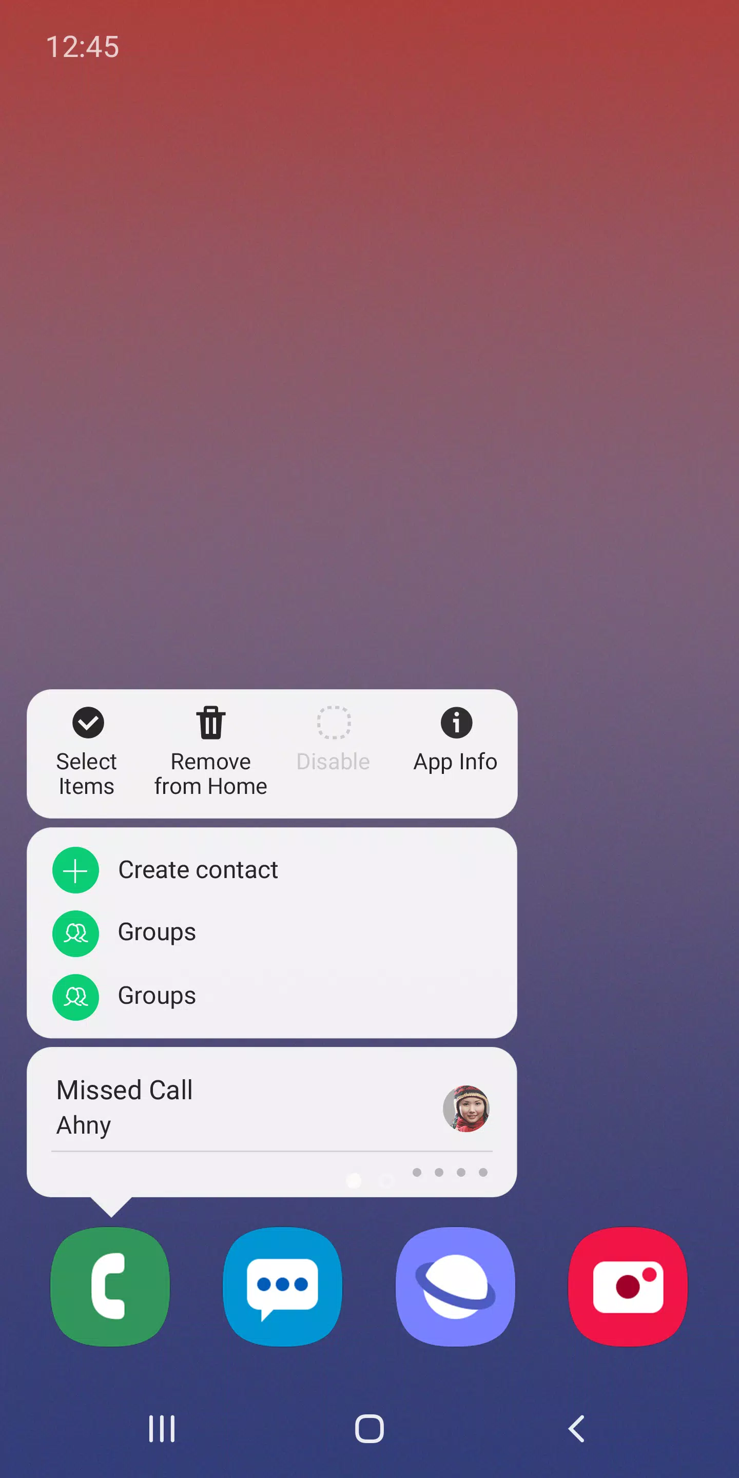 Samsung One UI Home Screenshot 3