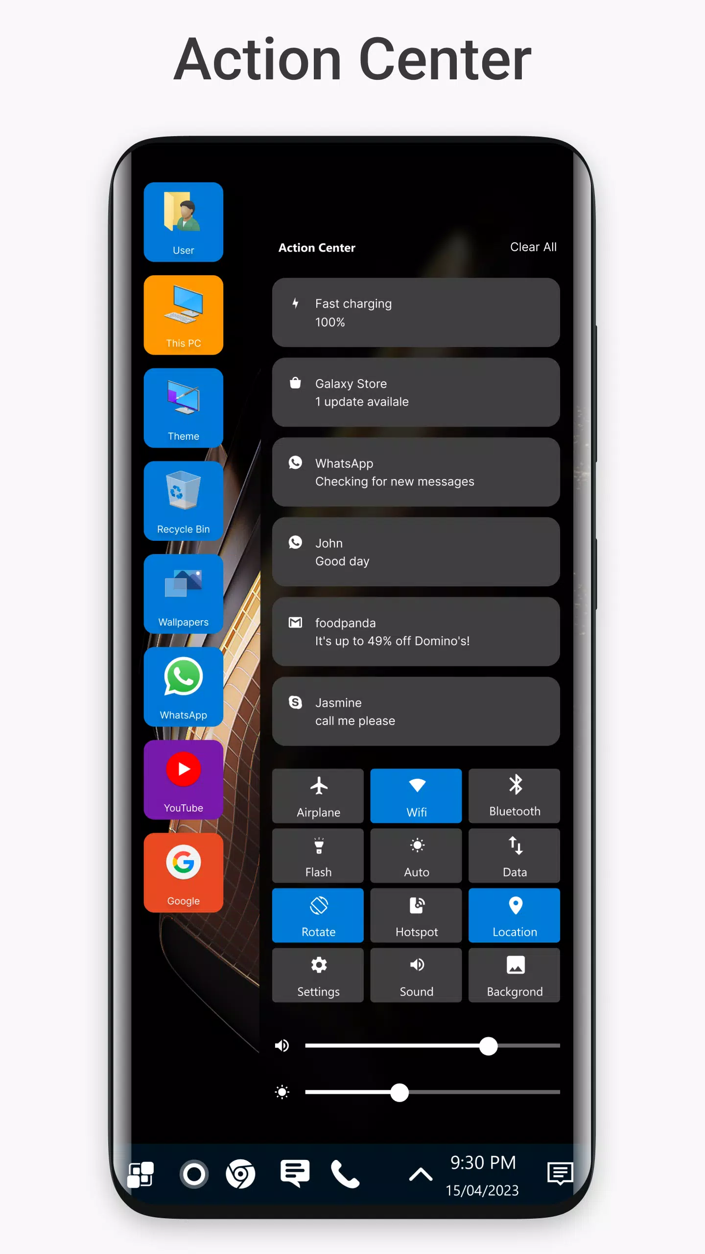 Win 11 Launcher Tangkapan skrin 3