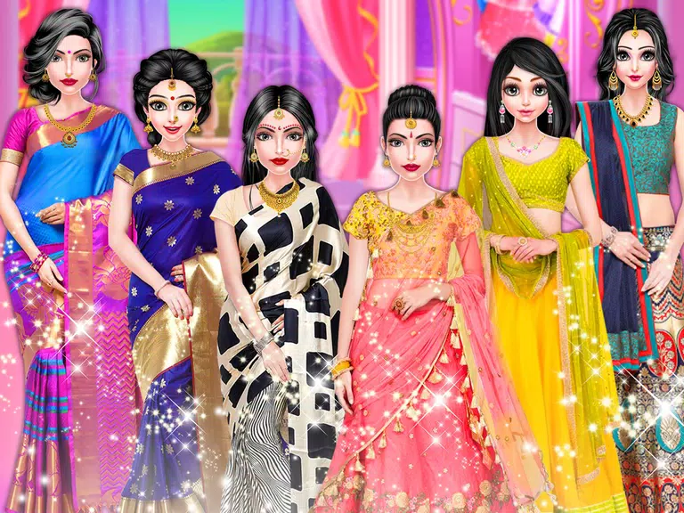 Indian Girl Salon - Indian Gir Ekran Görüntüsü 1