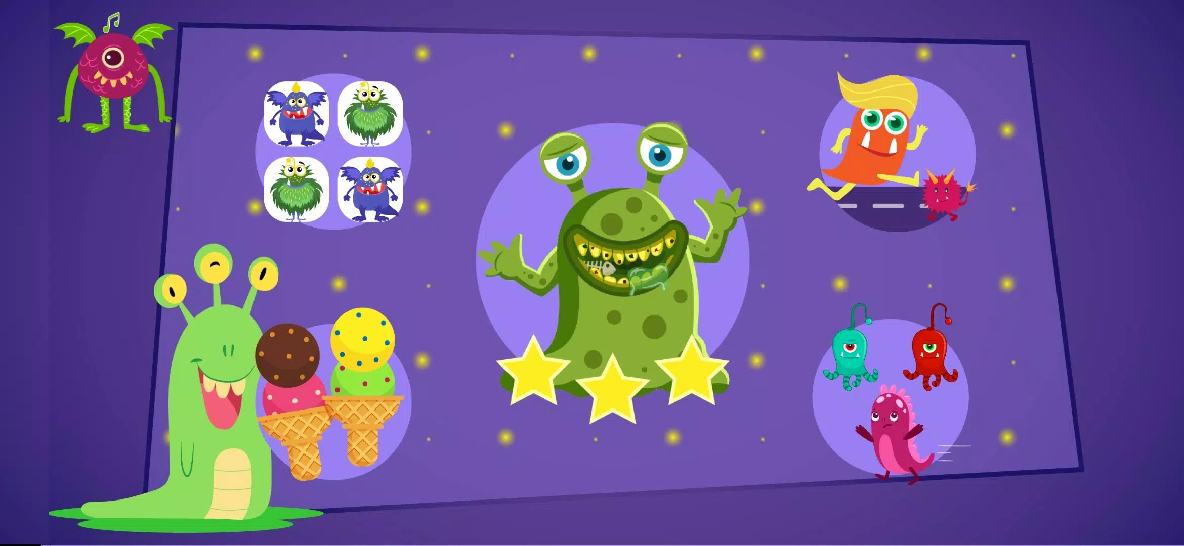 Монстры и микробы: игровой сборник для детей スクリーンショット 3
