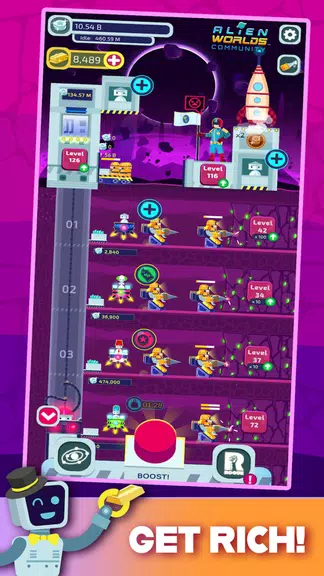Milky Way Miner: Alien Worlds स्क्रीनशॉट 1