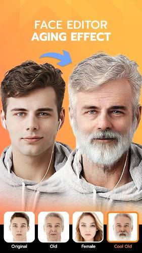 Schermata FaceLab Face Editor App, Aging 2