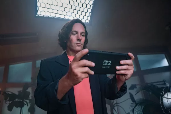 Paul Rudd Nostalgically Promotes Nintendo Switch 2, Echoing 90s SNES Ad