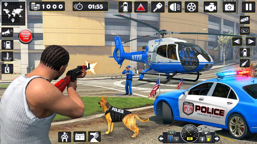 US police Cars Transport truck スクリーンショット 2