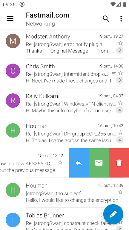 Sugar Mail email app Screenshot 3